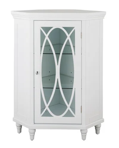 Elegant Home Fashions Florence Corner Floor Cabinet