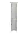Elegant Home Fashions Glancy Linen Towel Cabinet Grey