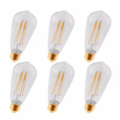 Elegant Lighting 4 Watt (40 Watt Equivalent), St18led, Dimmable Light Bulb, Warm White (2200k) E26/medium (standard)  In Clear;warm White