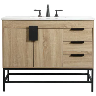 Elegant Lighting 42 Inch Single Bathroom Vanity