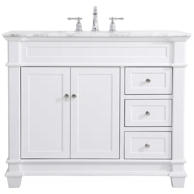 Elegant Lighting 42 Inch Single Bathroom Vanity