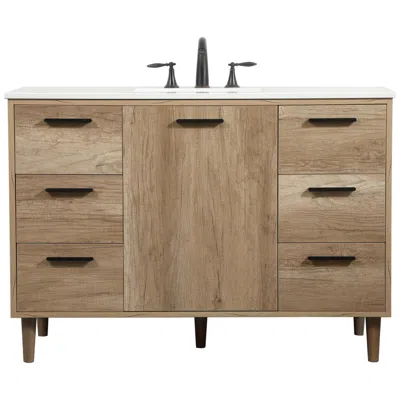 Elegant Lighting 48 Inch Single Bathroom Vanity