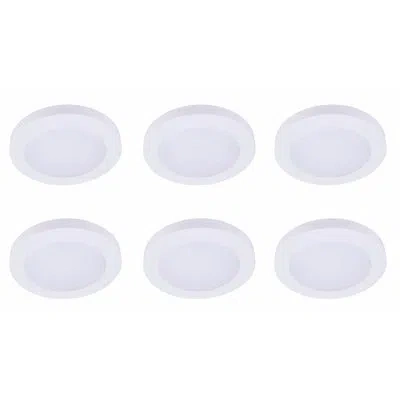 Elegant Lighting Blaise 6" Reflector Recessed Trim In White
