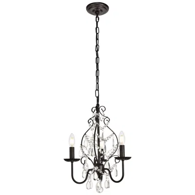 Elegant Lighting Blaise Collection Pendant Oil Rubbed Bronze Finish