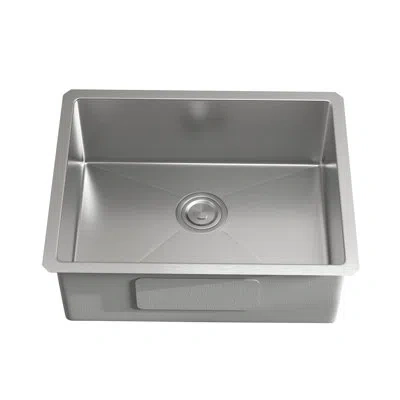 Elegant Lighting Chester 23'' L Undermount Single Bowl Stainless Steel Kitchen Sink