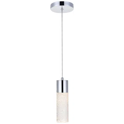 Elegant Lighting Constellation 1 Lt Chrome Led Pendant