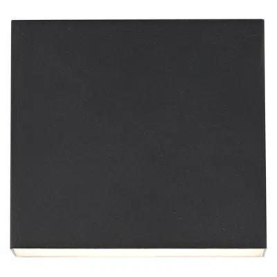 Elegant Lighting Creed 5" High Black Led Outdoor Wall Light