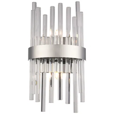 Elegant Lighting Dallas 14" High Chrome Wall Sconce