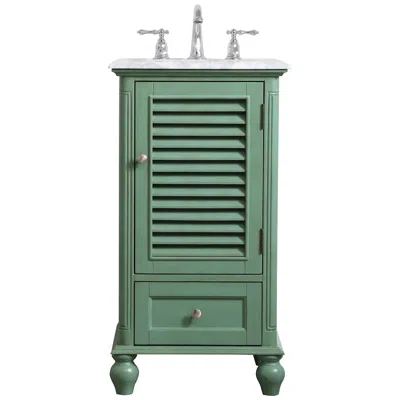 Elegant Lighting Elegant Rhodes 19 In. Bathroom Vanity In Mint