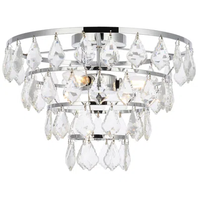 Elegant Lighting Ella 14" Flush Mount