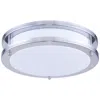 Elegant Lighting Led Double Ring Ceiling Flush, 3000k