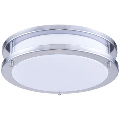 Elegant Lighting Led Double Ring Ceiling Flush, 3000k