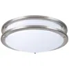Elegant Lighting Led Double Ring Ceiling Flush, 5000k
