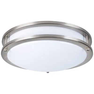 Elegant Lighting Led Double Ring Ceiling Flush, 5000k