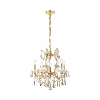 Elegant Lighting Maria Theresa Collection Chandelier Gold