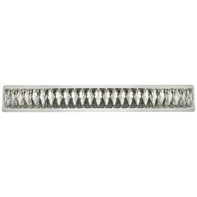 Elegant Lighting Monroe 32" Wide Chrome Led Bath Light