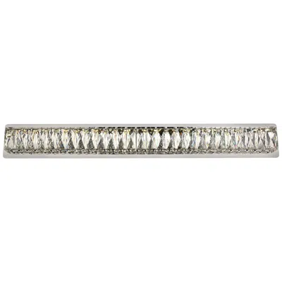 Elegant Lighting Monroe 35 1/2" Wide Chrome Led Bath Light