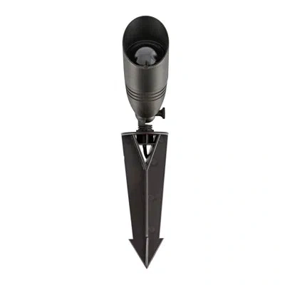 Elegant Lighting Outdoor 12v Cast Brass Spot Light 3 Inch Wide X 8.5 Inch High In Dark Bronze
