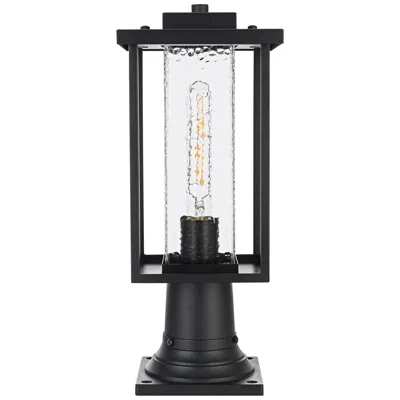 Elegant Lighting Philip 7" Outdoor Light In Black