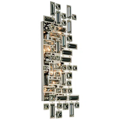 Elegant Lighting Picasso 9" High Chrome 4-light Wall Sconce