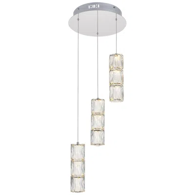 Elegant Lighting Polaris Led 3 Light Cluster