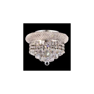 Elegant Lighting Primo 10" Wide Royal Cut Crystal Ceiling Light
