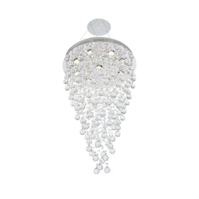 Elegant Lighting Primo Flush Mount In White