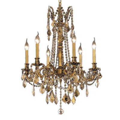 Elegant Lighting Rosalia Collection 23" Wide French Gold Chandelier