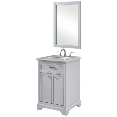 Elegant Lighting Single Bathroom Vanity, 24 Inch