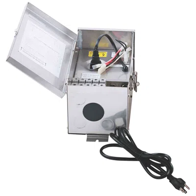 Elegant Lighting Stainless Steel 300-watt Outdoor Low Voltage Transformer