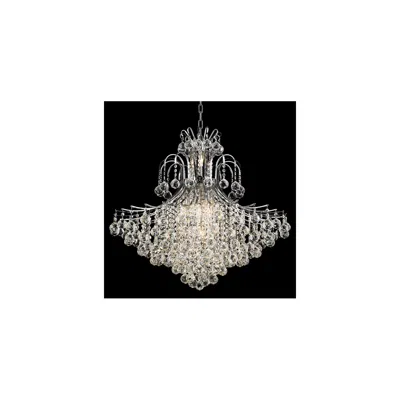 Elegant Lighting Toureg 31" Wide Chrome And Crystal 15-light Chandelier