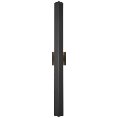 Elegant Lighting Troy 38" High Black Led Outdoor Wall Light