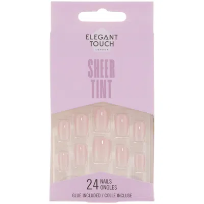 Elegant Touch False Nails Sheer Tint - Ballerina Pink In White | ModeSens
