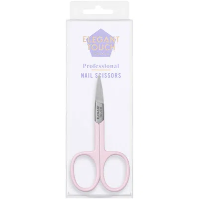 Elegant Touch Professional Nail Scissor In White