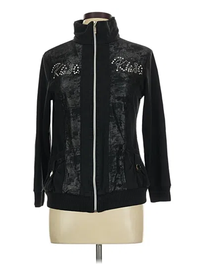 Pre-owned Elegant Track Jacket In Black