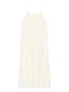 Eleh Balloon-hem Spaghetti-strap Maxi Dress In Nude