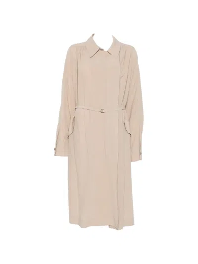 Eleh Belted Coat In Neutral