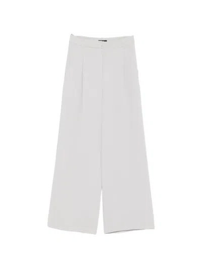 Eleh Belt-loops Trousers In White