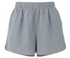 Eleh Blue Polyester Shorts In Blue