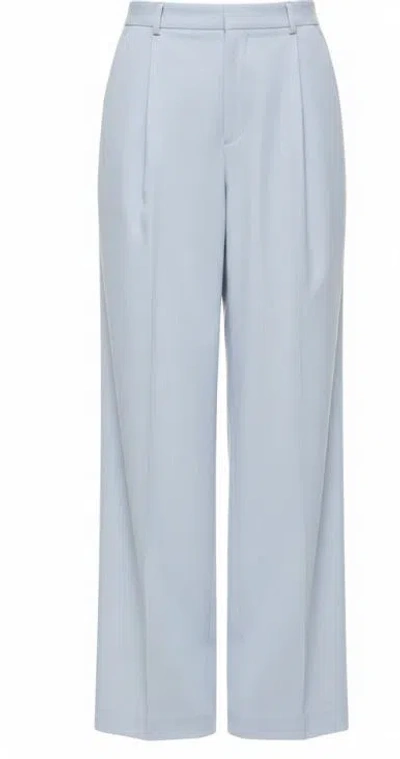 Eleh Blue Striped Zip Hook Trousers