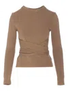 Eleh Bow-back T-shirt In Multi