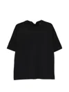 Eleh Bow-tie T-shirt In Black