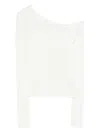 Eleh Button-front Long-sleeve Top In Neutral