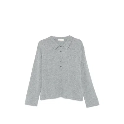 Eleh Button-down Sweater In Gray