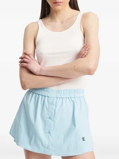 Eleh Button-front Logo-embroidered Shorts In Multi