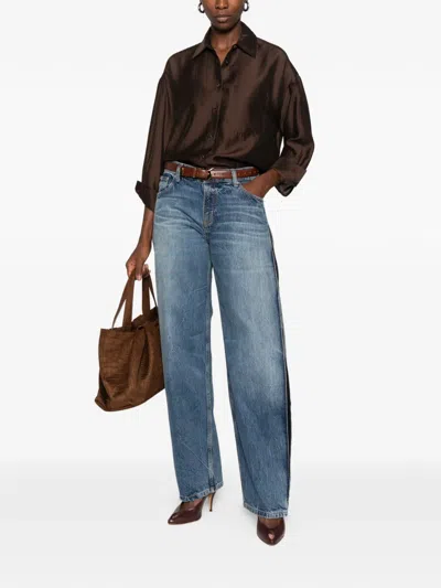 Eleh Chest-pocket Long-sleeve Shirt In Multi