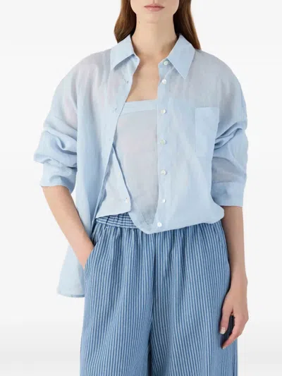 Eleh Chest-pocket Shirt In 블루