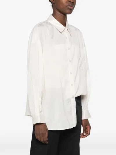 Eleh Chest-pocket Shirt In White