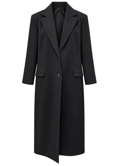 Eleh Coat  Straps In Black