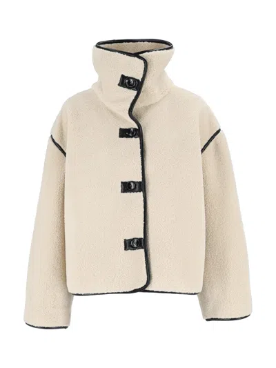 Eleh Cream Jacket In White